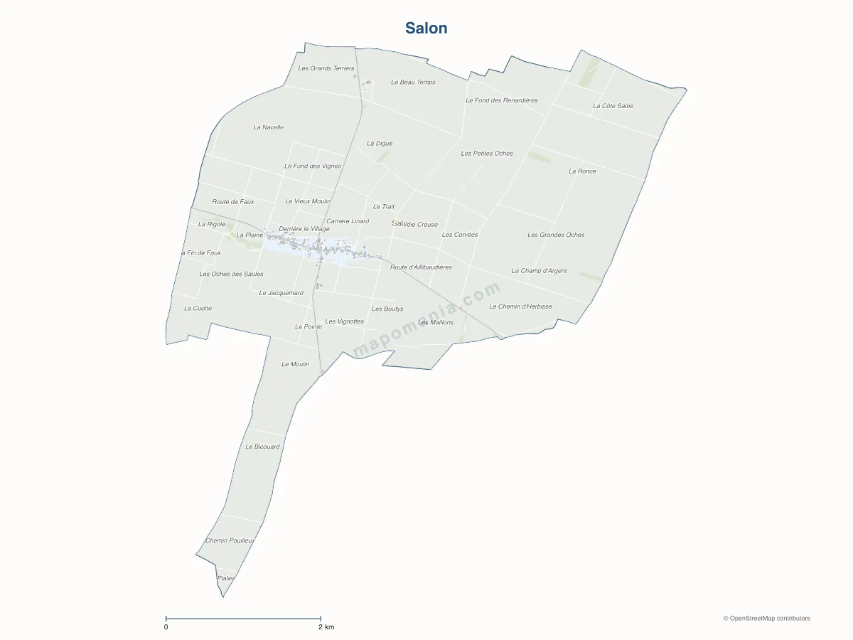 Carte de Salon à personnaliser