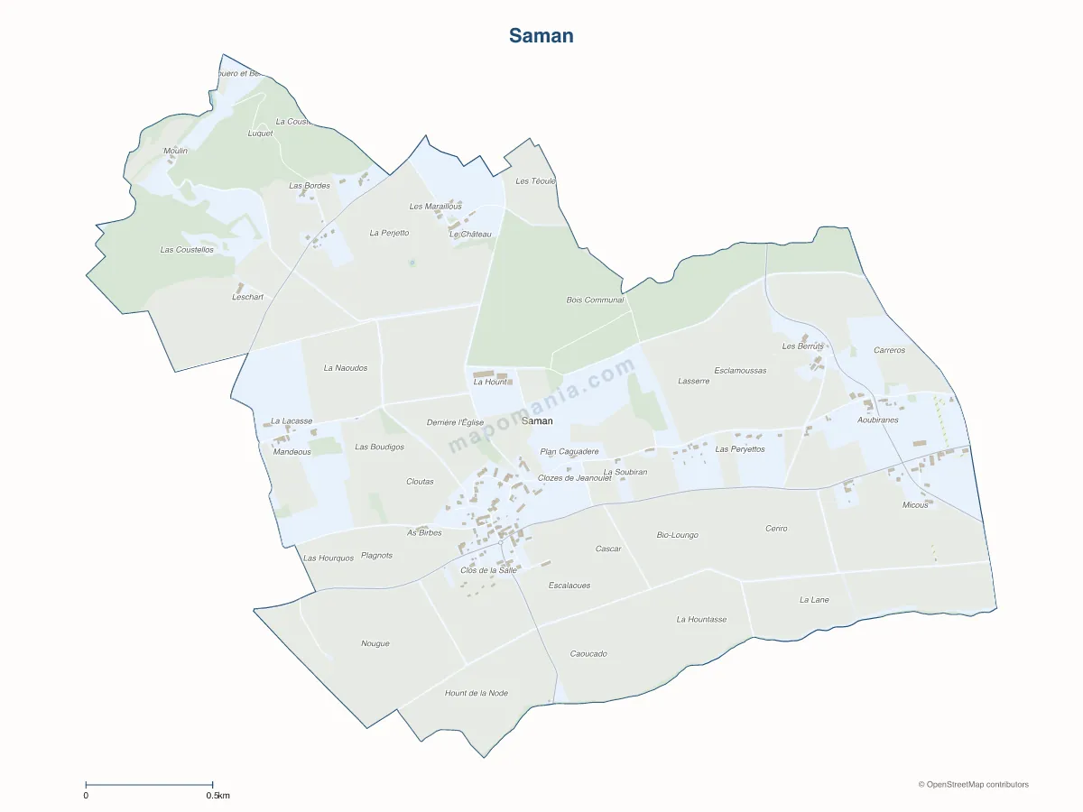 Carte de Saman à personnaliser