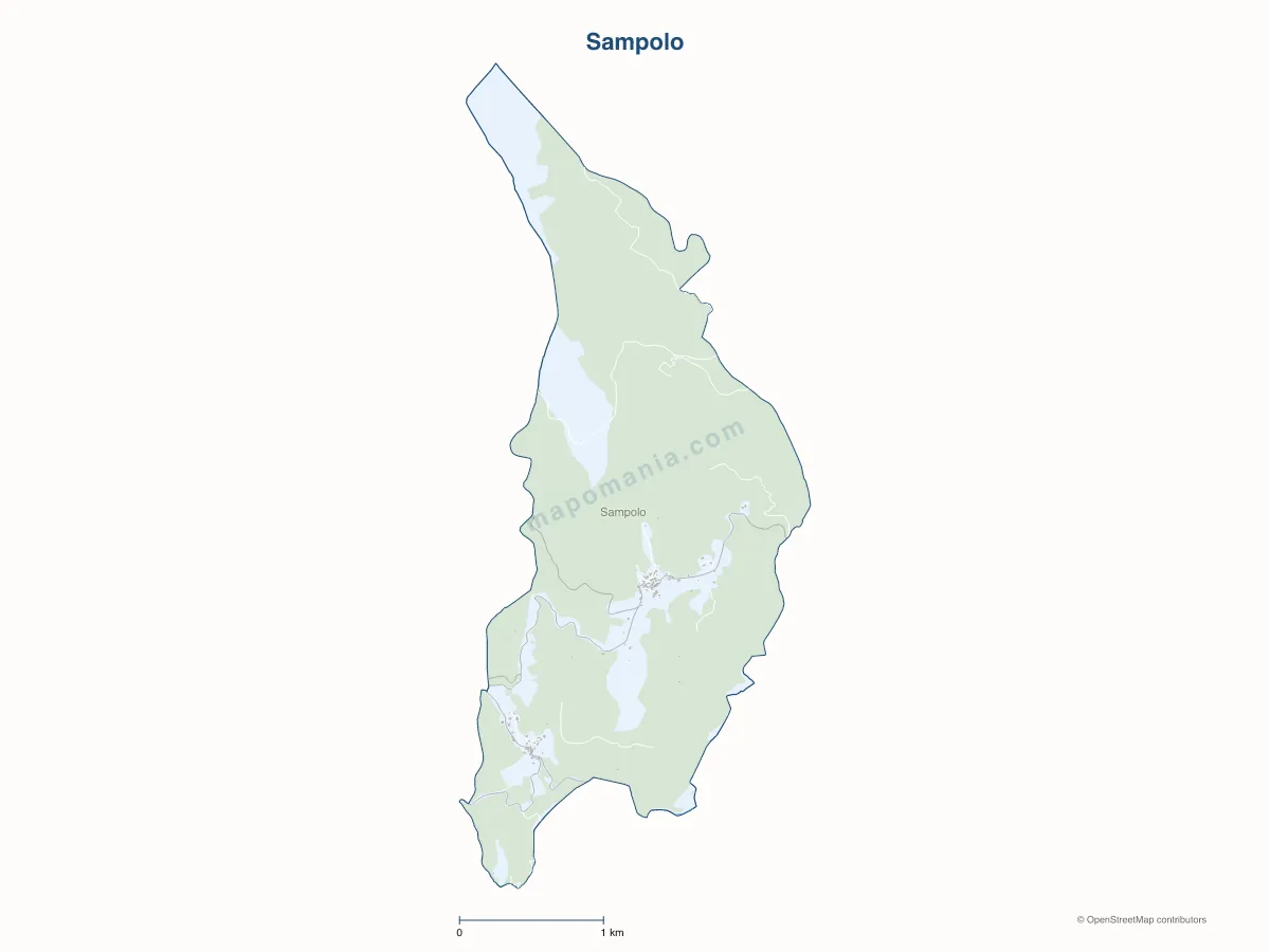Carte de Sampolo à personnaliser