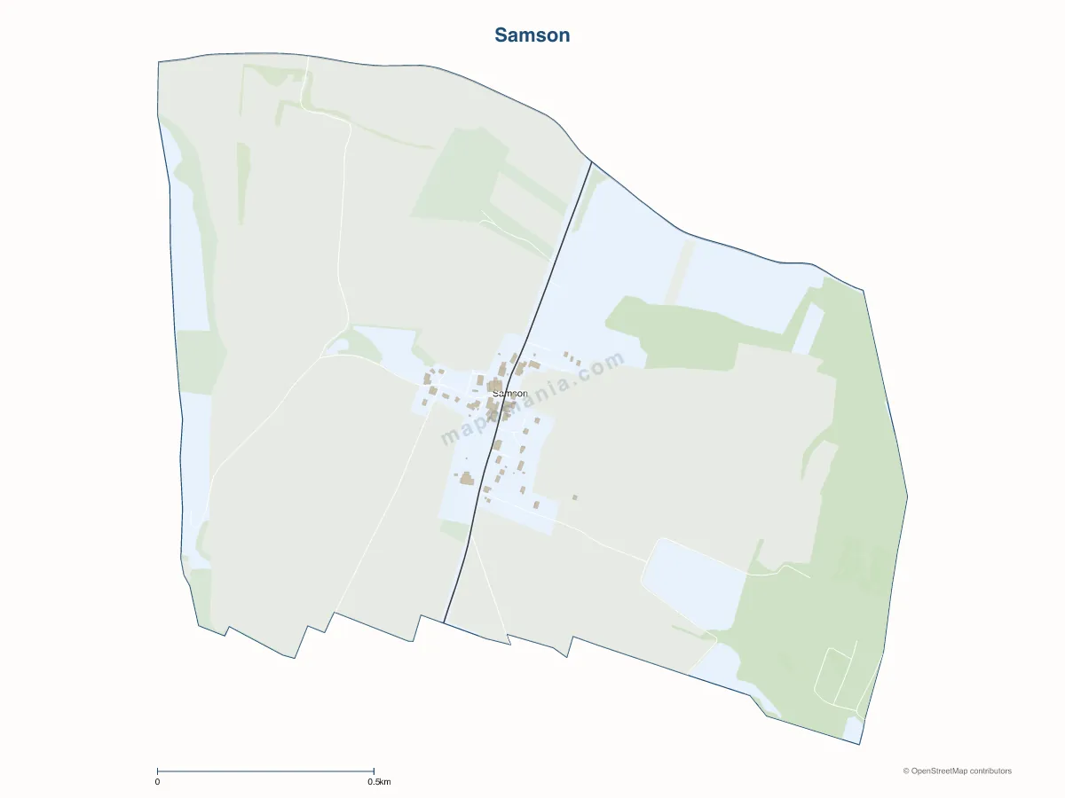 Carte de Samson à personnaliser