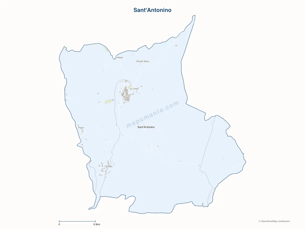Carte de Sant'Antonino à personnaliser