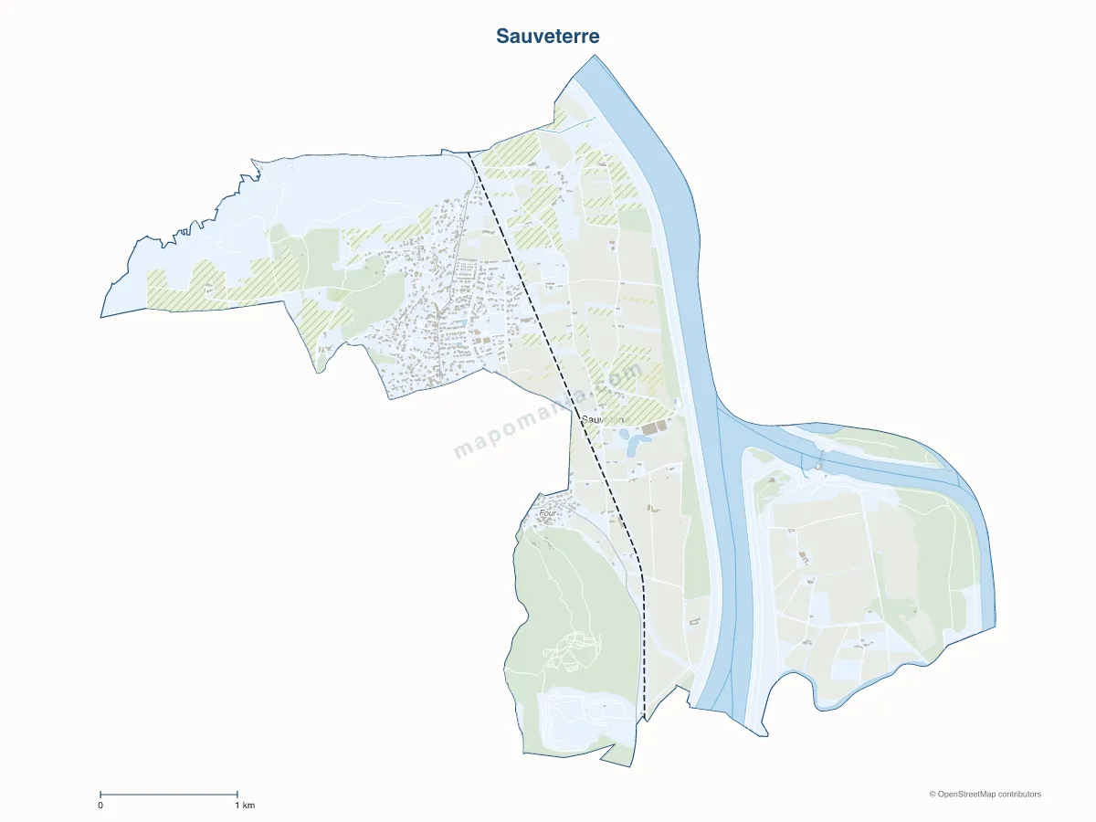 Carte de Sauveterre à personnaliser