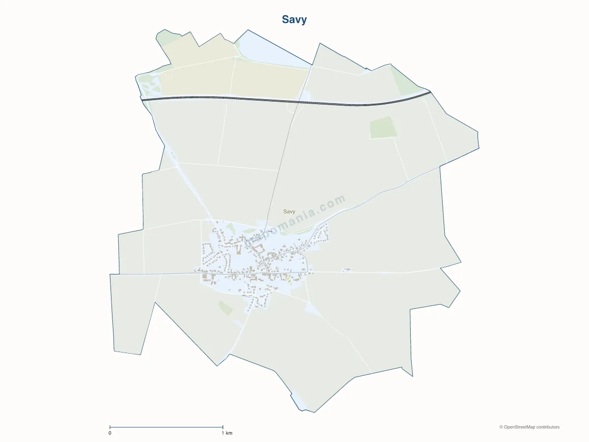 Carte de Savy à personnaliser