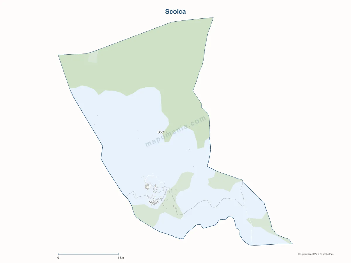 Carte de Scolca à personnaliser