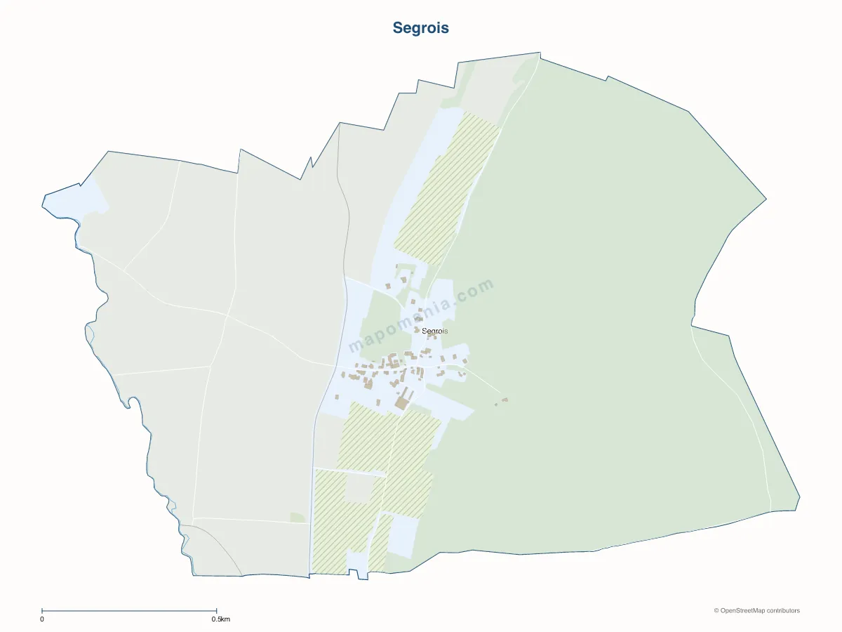 Carte de Segrois à personnaliser
