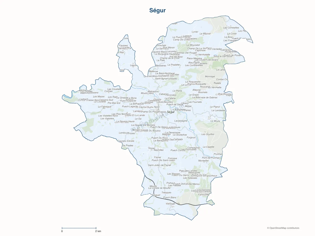 Carte de Ségur à personnaliser