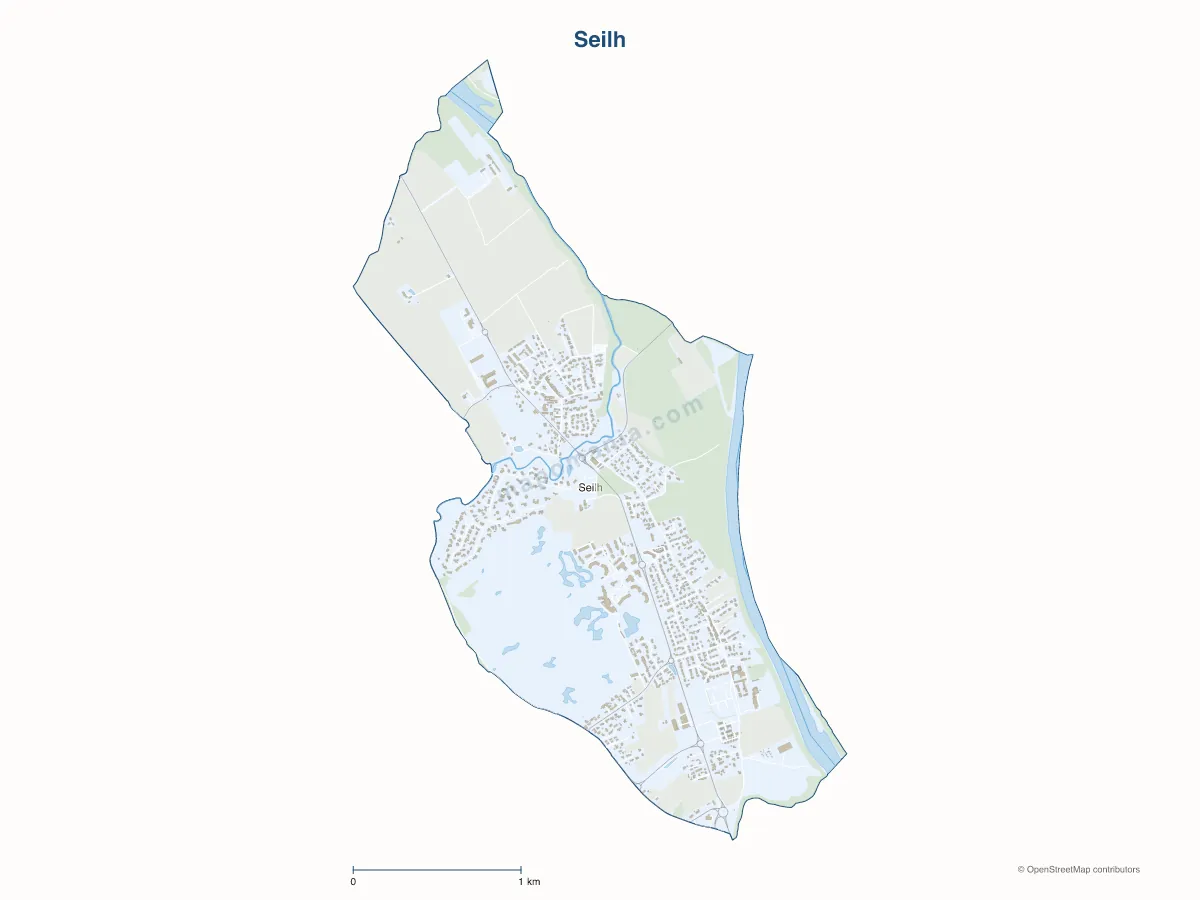 Carte de Seilh à personnaliser