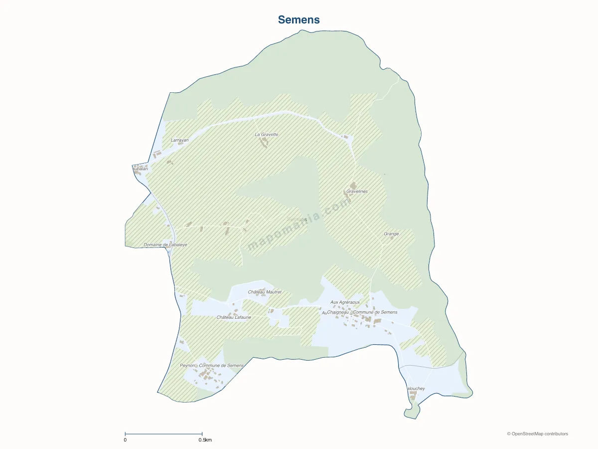 Carte de Semens à personnaliser