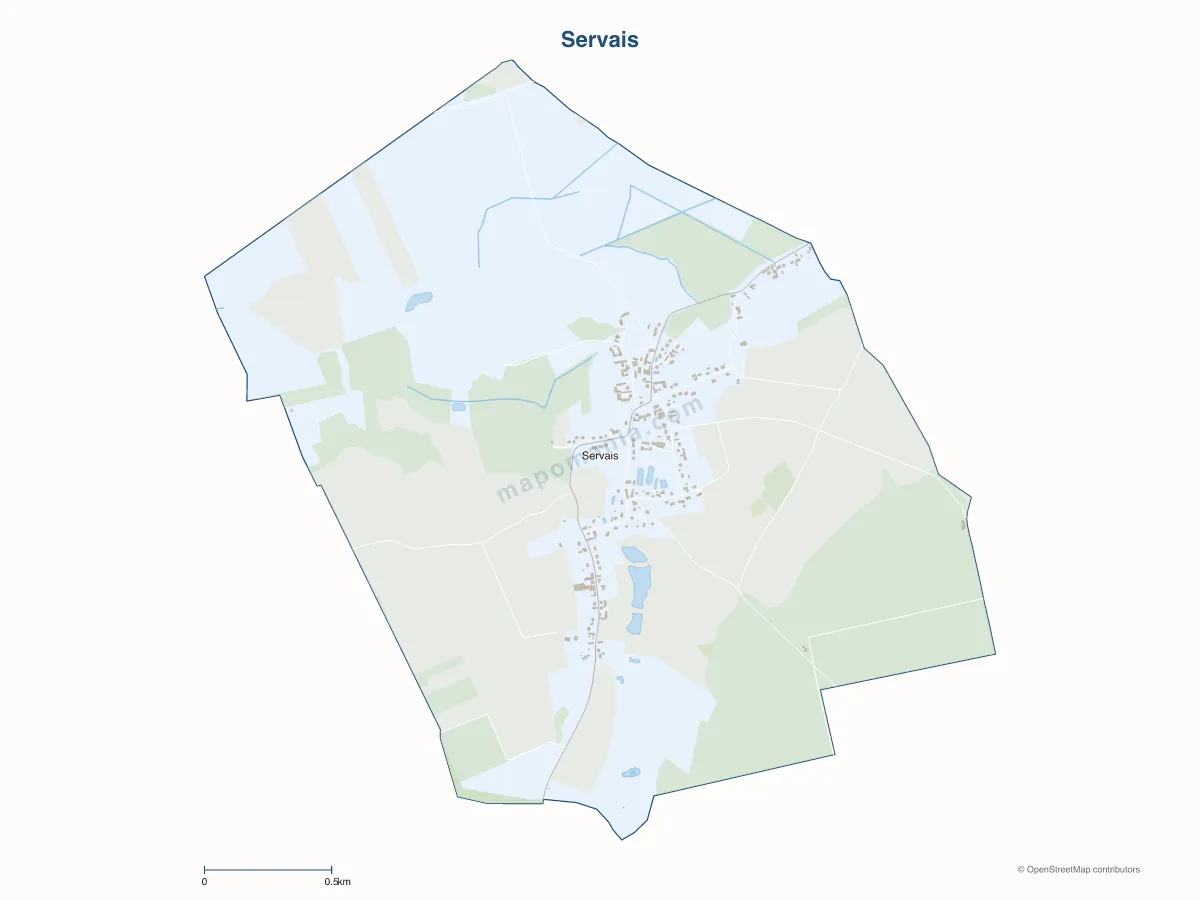 Carte de Servais à personnaliser