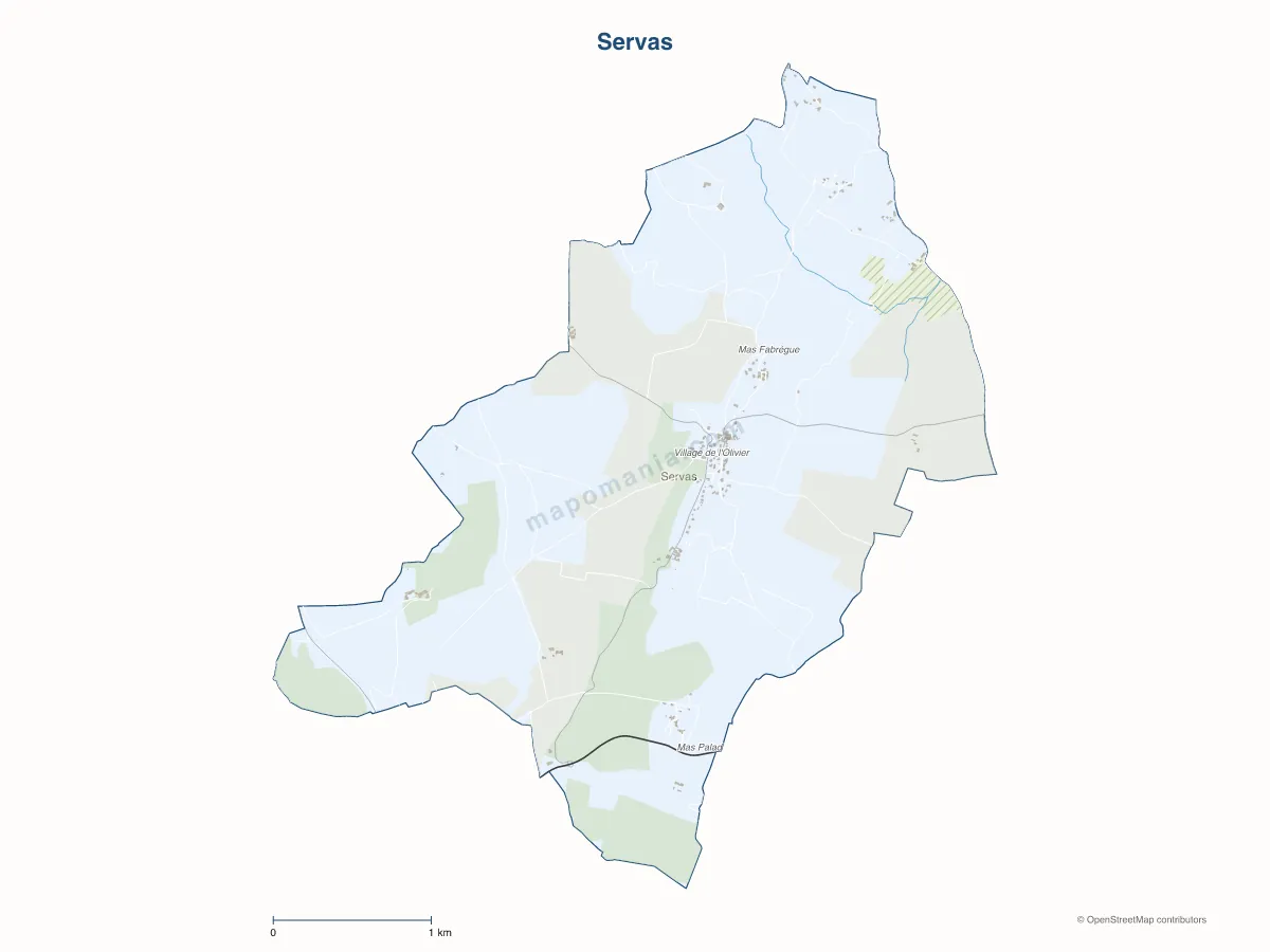 Carte de Servas à personnaliser