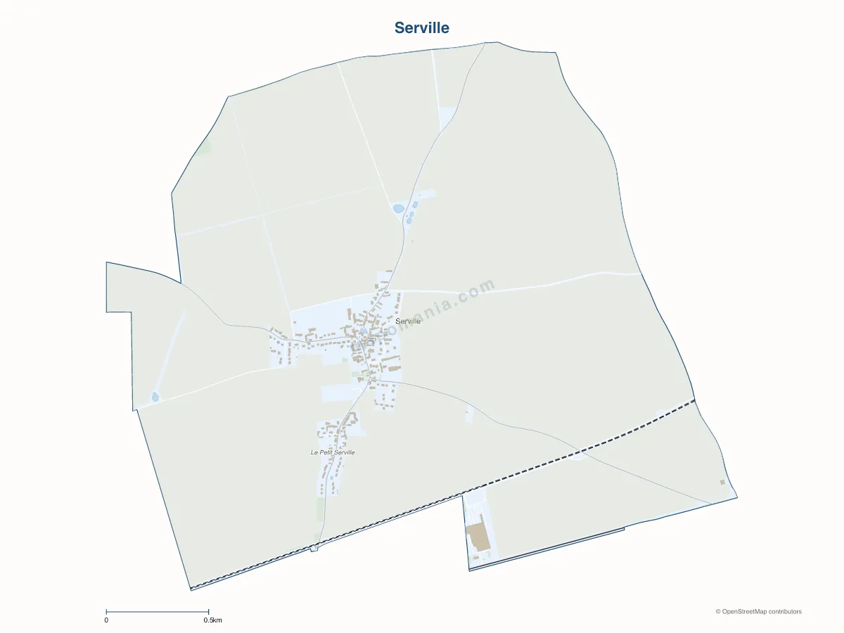 Carte de Serville à personnaliser
