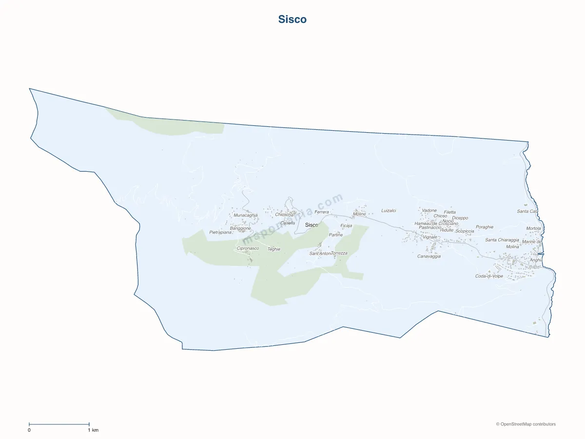 Carte de Sisco à personnaliser