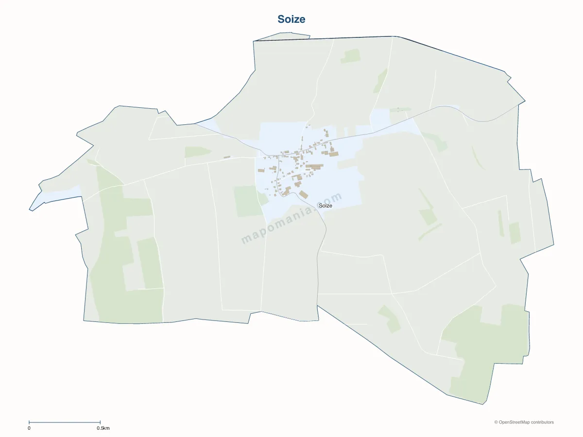 Carte de Soize à personnaliser