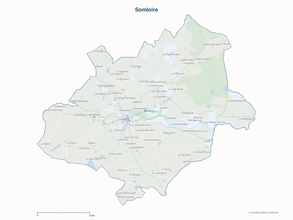 Carte de Somloire à personnaliser