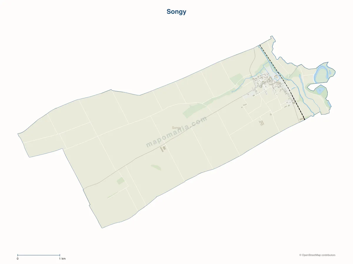 Carte de Songy à personnaliser