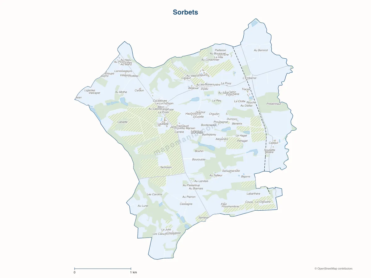 Carte de Sorbets à personnaliser