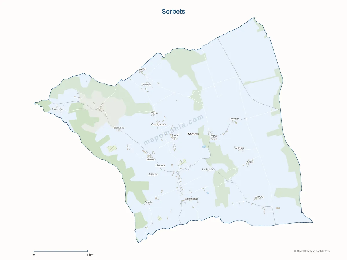Carte de Sorbets à personnaliser