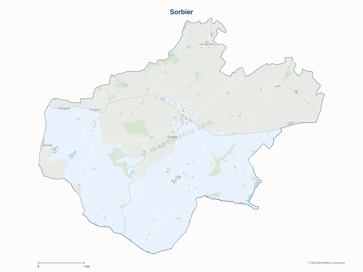Carte de Sorbier à personnaliser