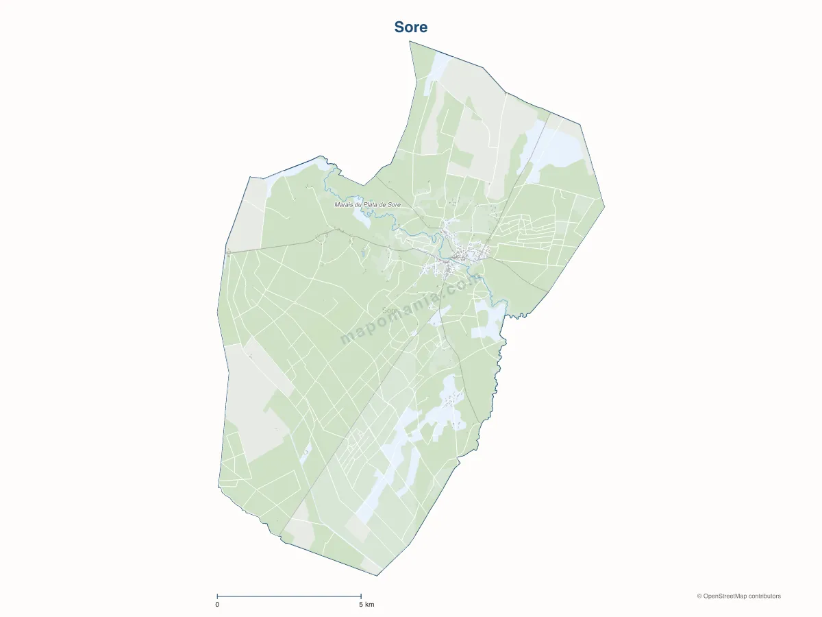 Carte de Sore à personnaliser
