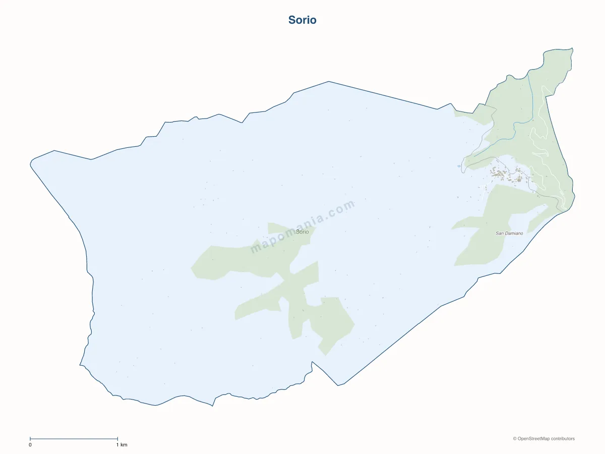 Carte de Sorio à personnaliser