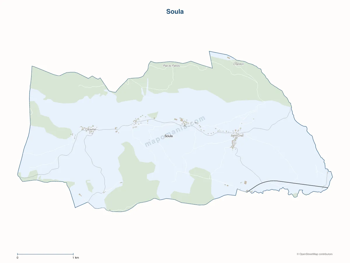 Carte de Soula à personnaliser