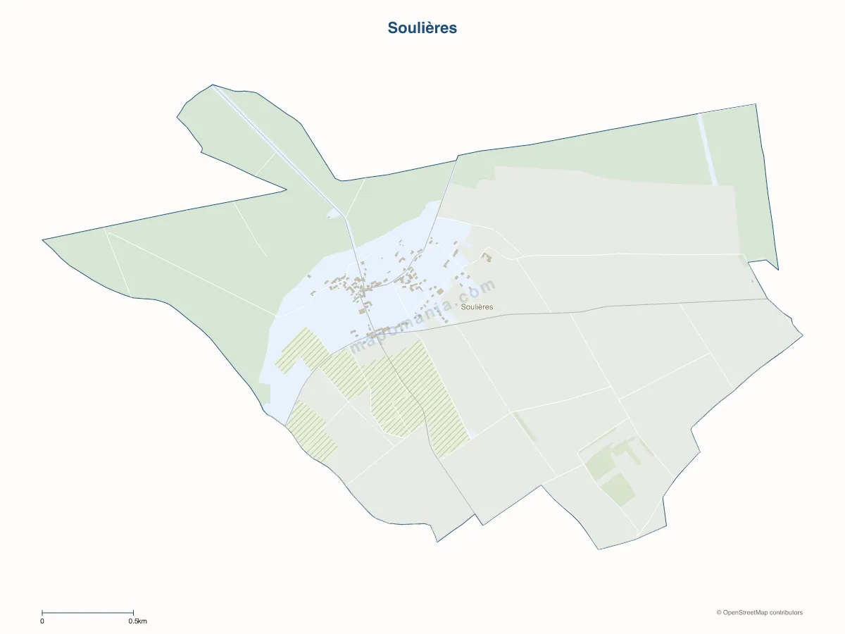 Carte de Soulières à personnaliser