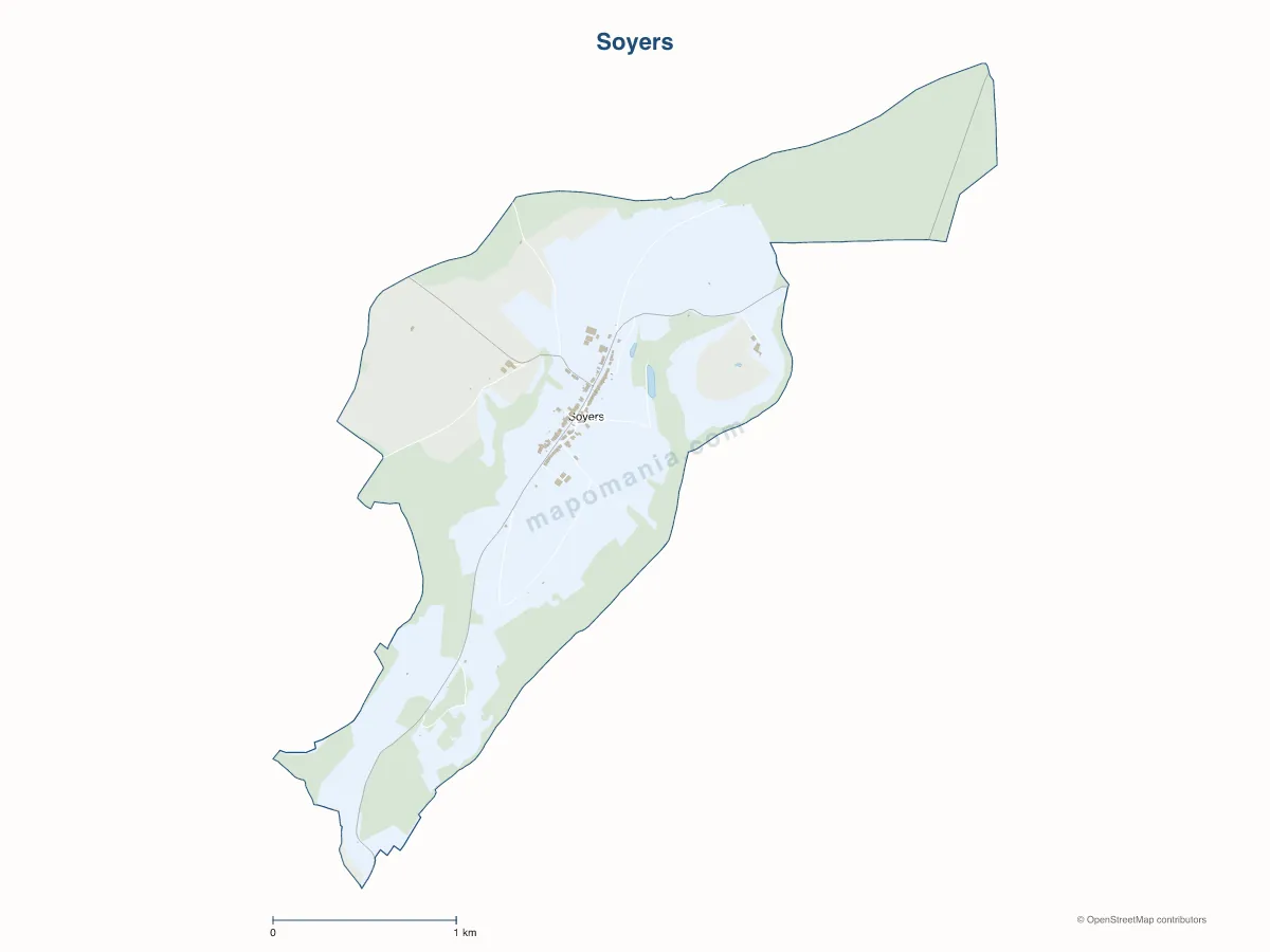 Carte de Soyers à personnaliser