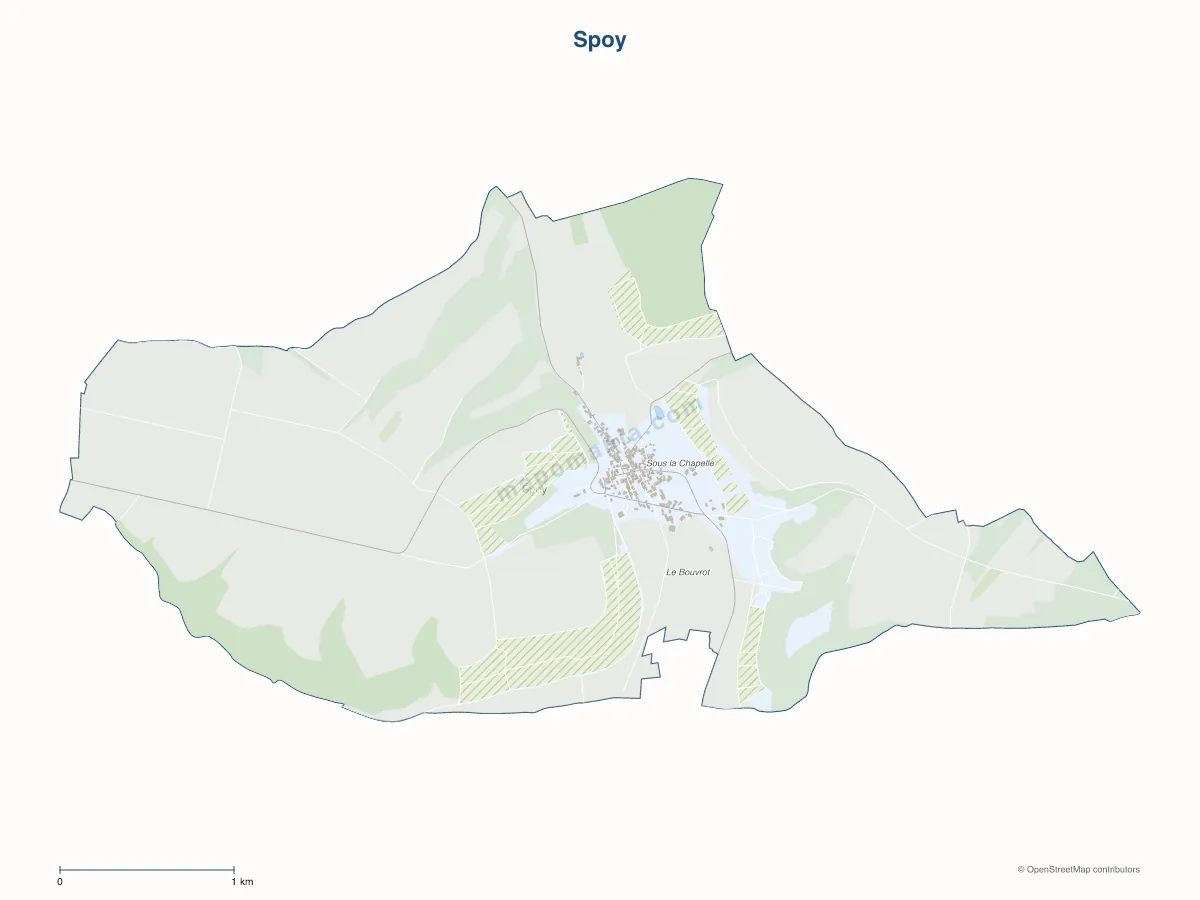Carte de Spoy à personnaliser