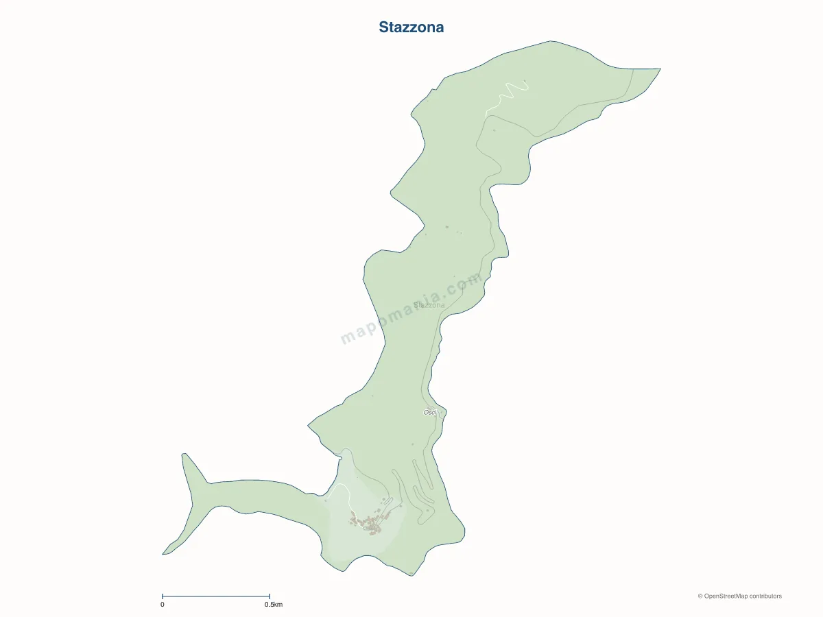 Carte de Stazzona à personnaliser