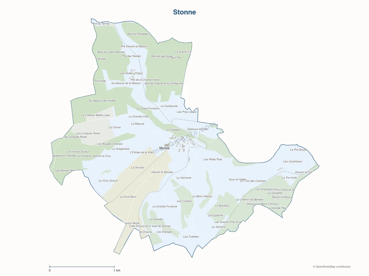 Carte de Stonne à personnaliser