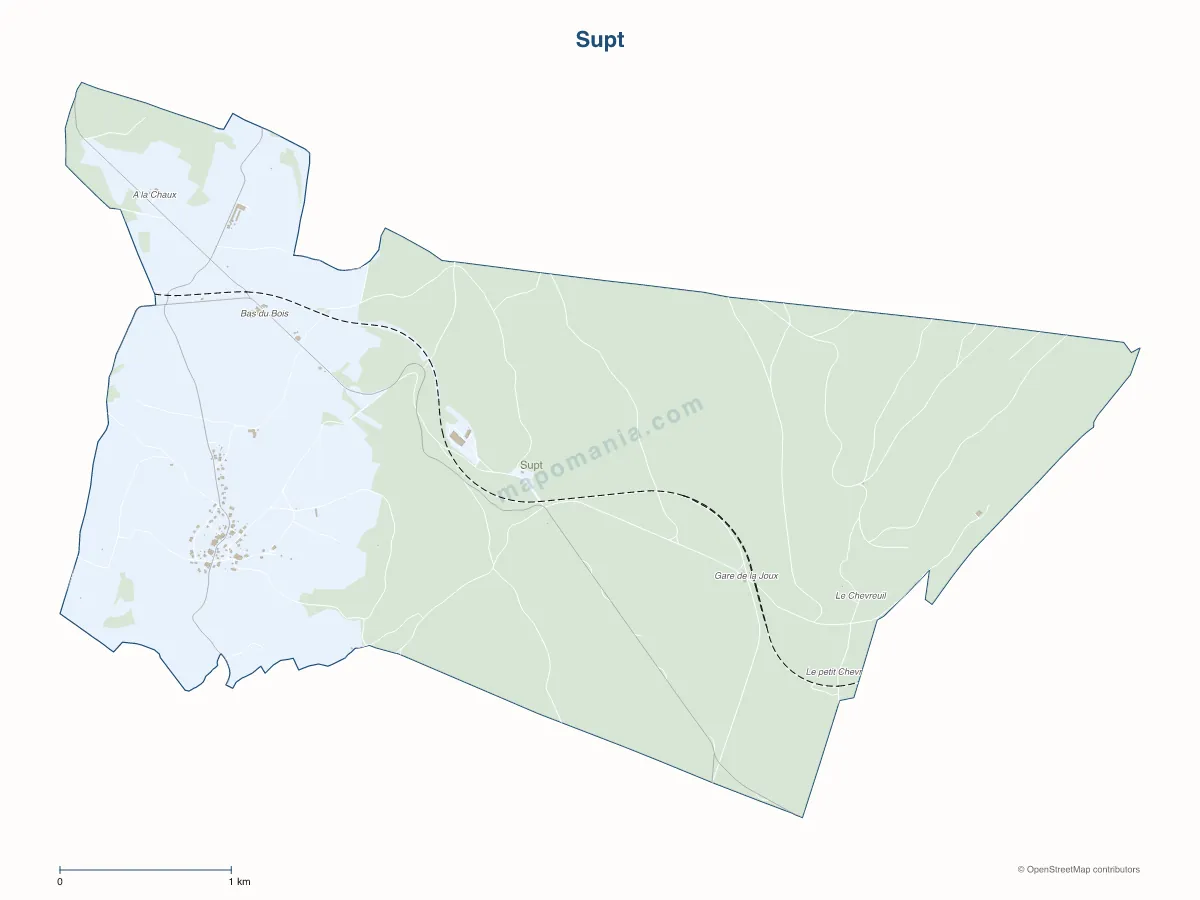 Carte de Supt à personnaliser