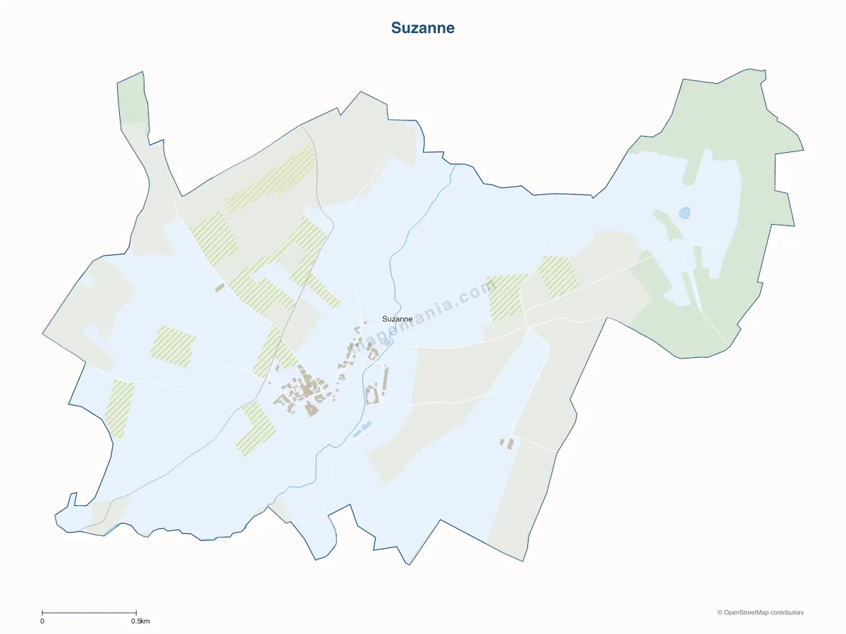 Carte de Suzanne à personnaliser