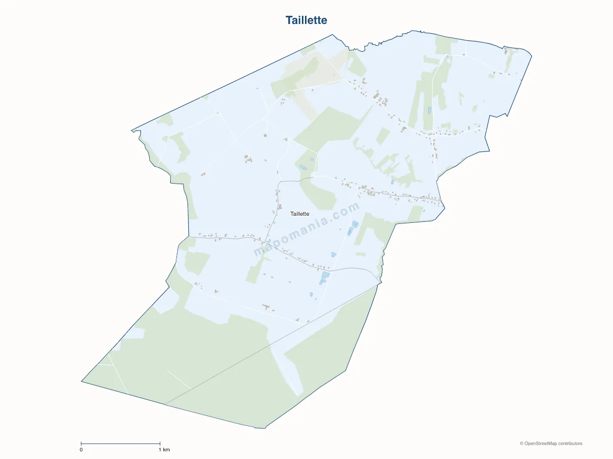 Carte de Taillette à personnaliser