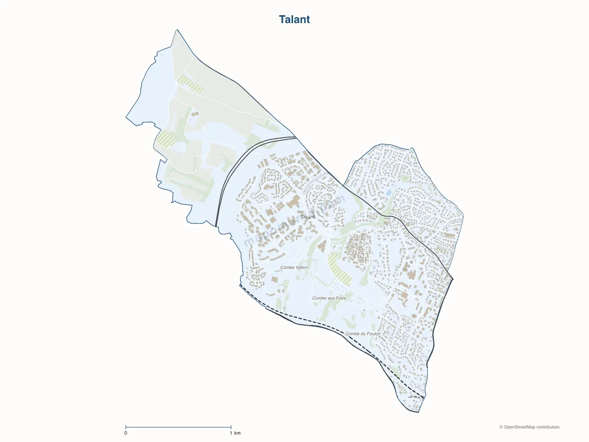 Carte de Talant à personnaliser