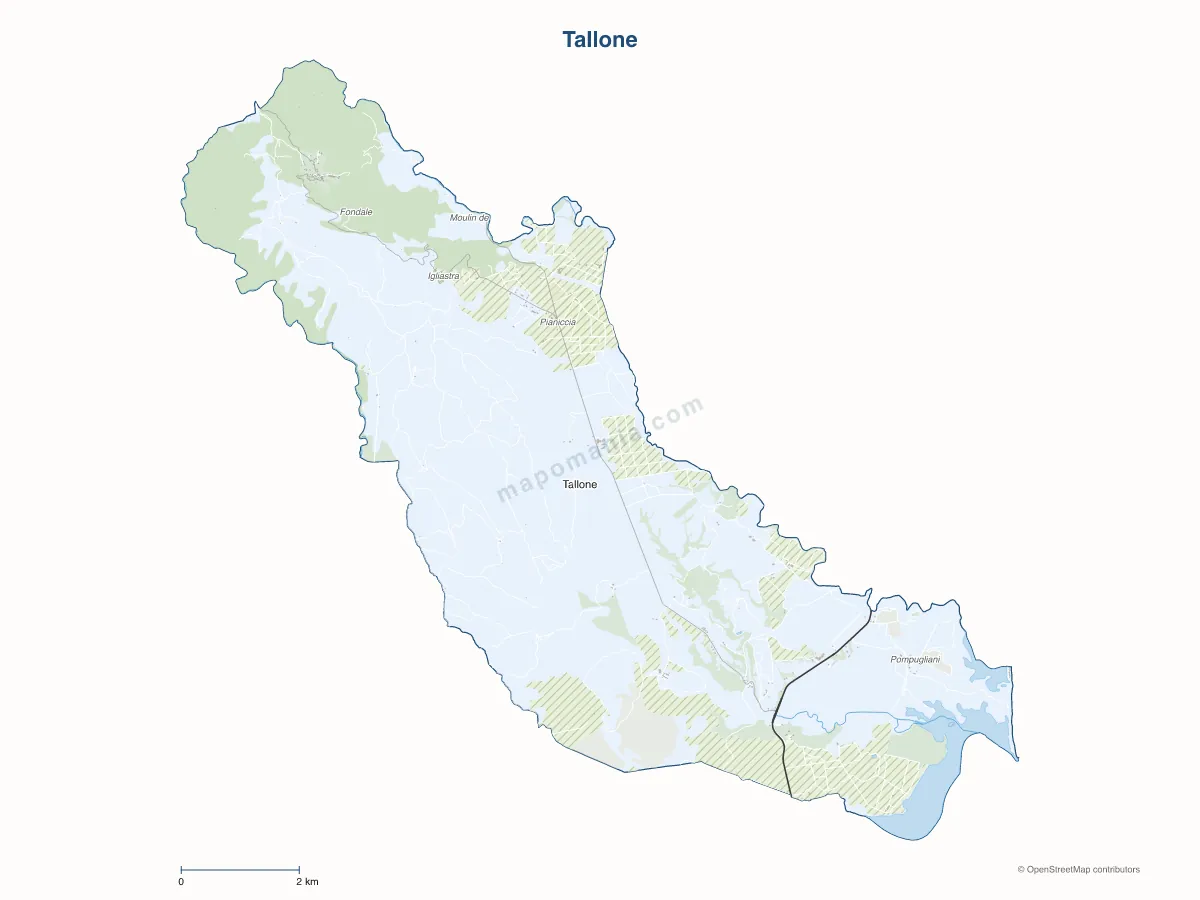 Carte de Tallone à personnaliser