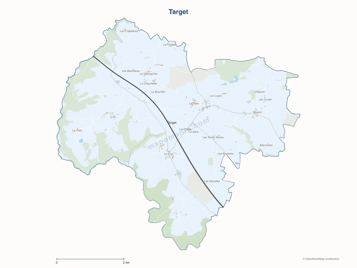 Carte de Target à personnaliser