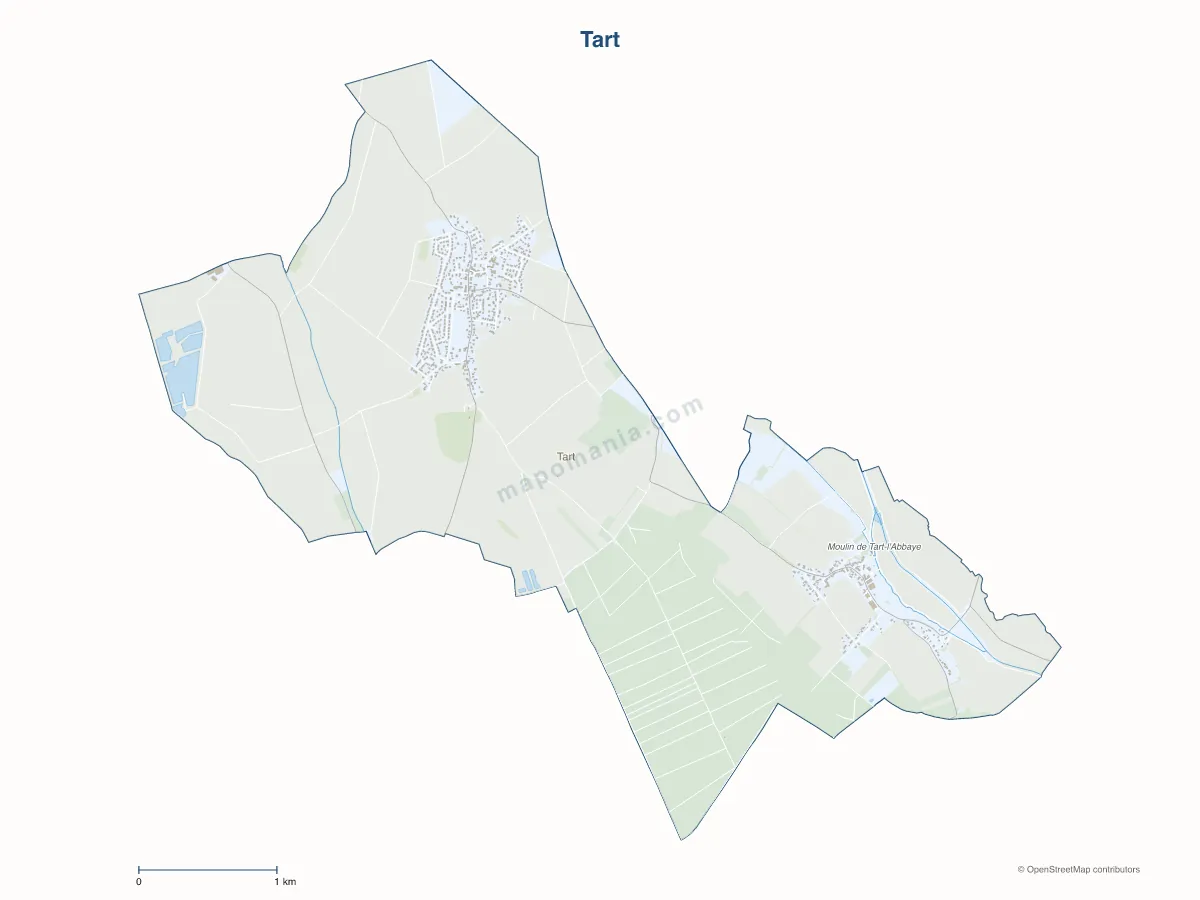 Carte de Tart à personnaliser