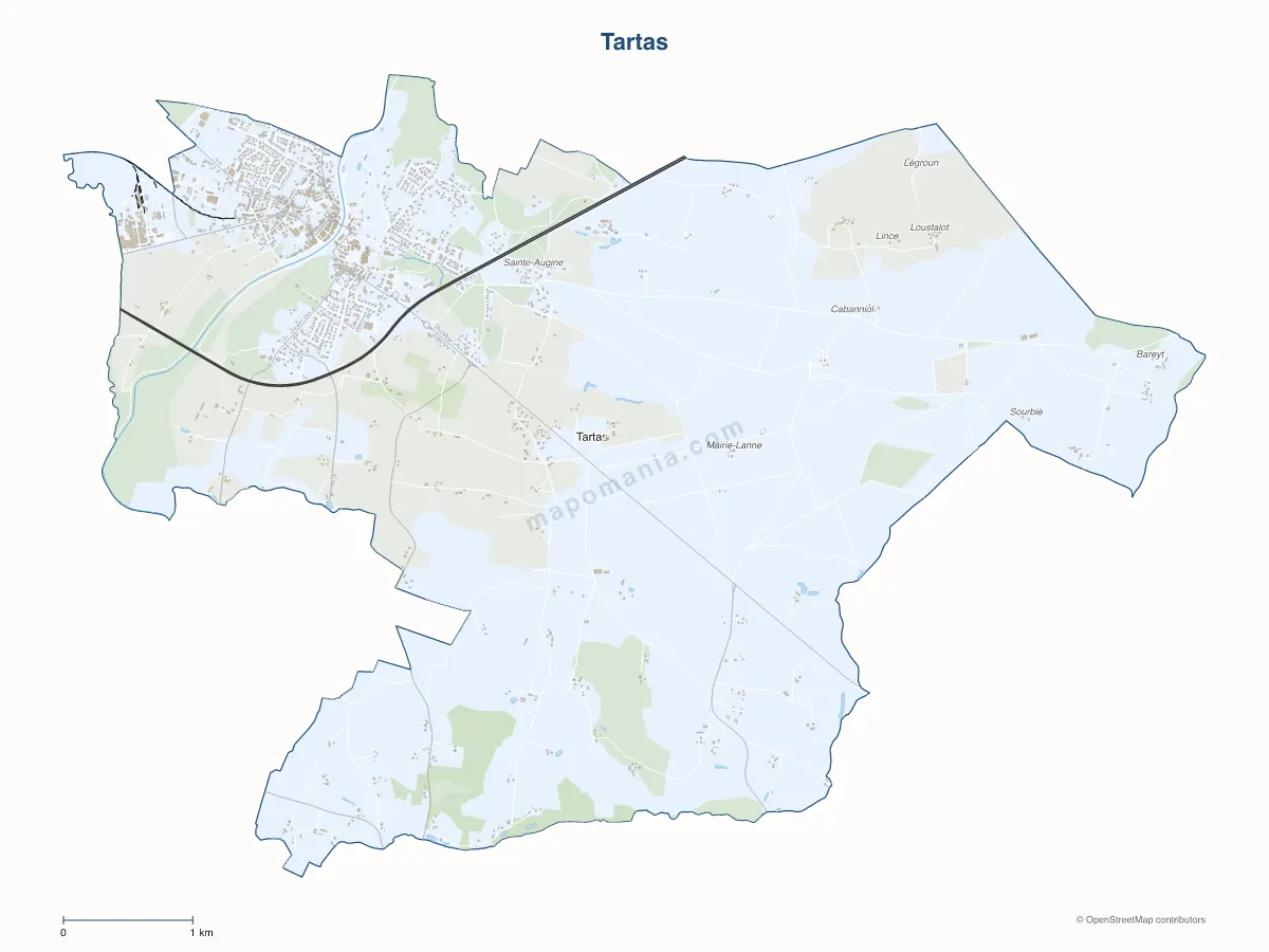 Carte de Tartas à personnaliser