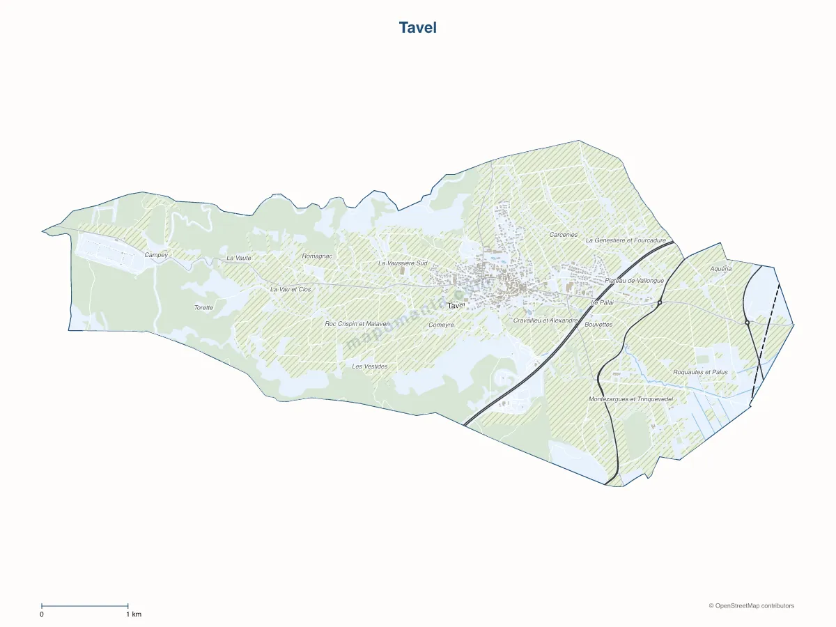 Carte de Tavel à personnaliser