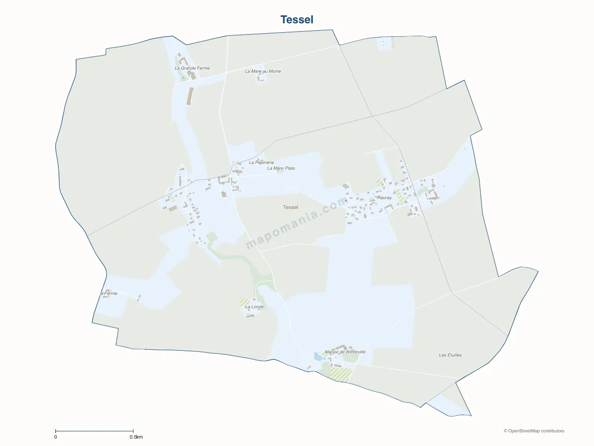 Carte de Tessel à personnaliser