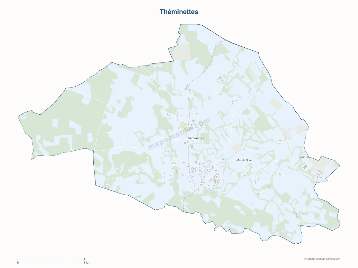 Carte de Théminettes à personnaliser