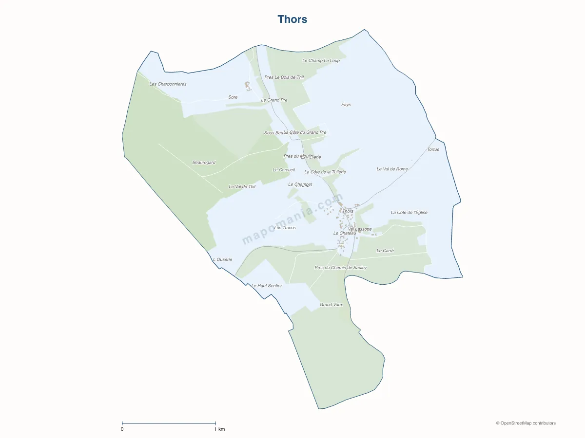 Carte de Thors à personnaliser