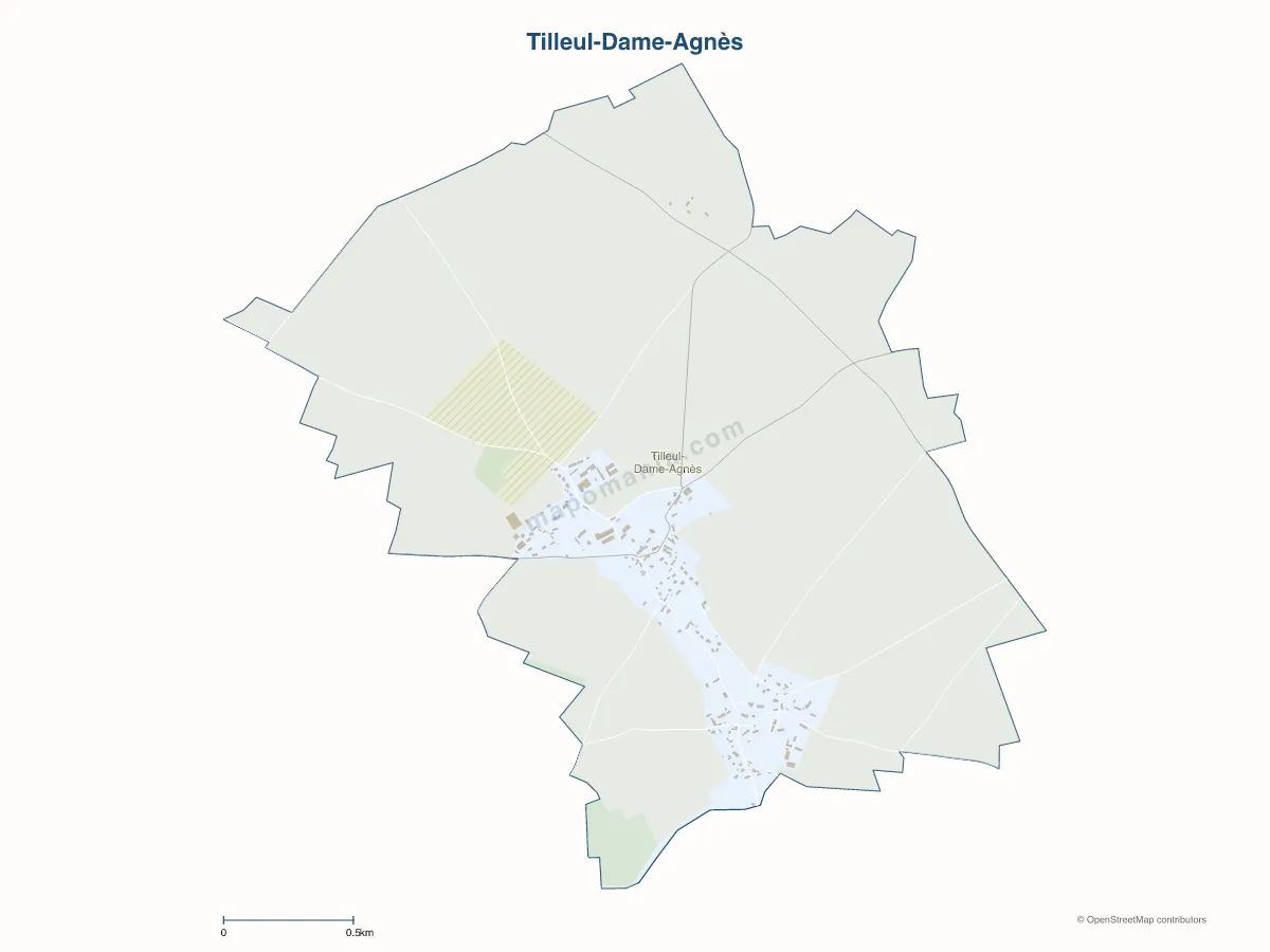 Carte de Tilleul-Dame-Agnès à personnaliser