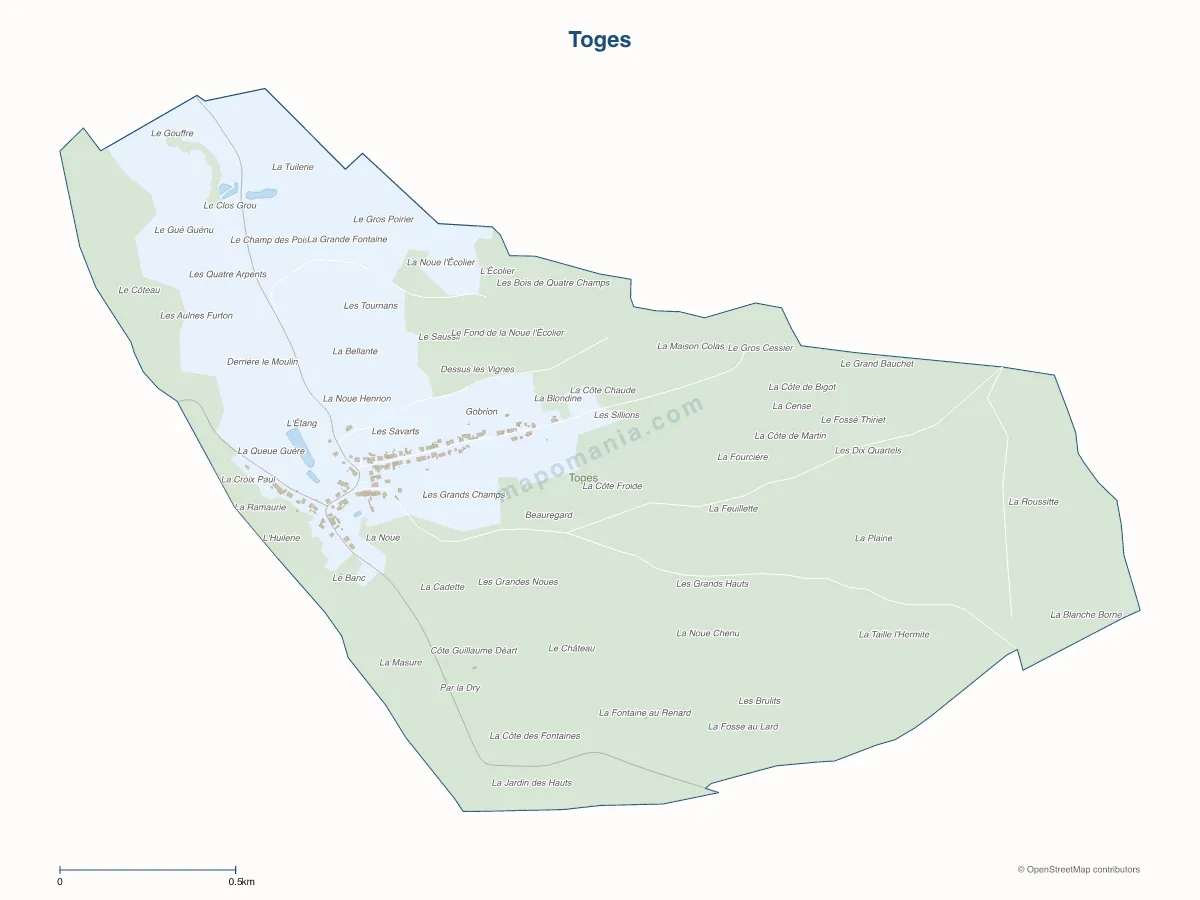 Carte de Toges à personnaliser