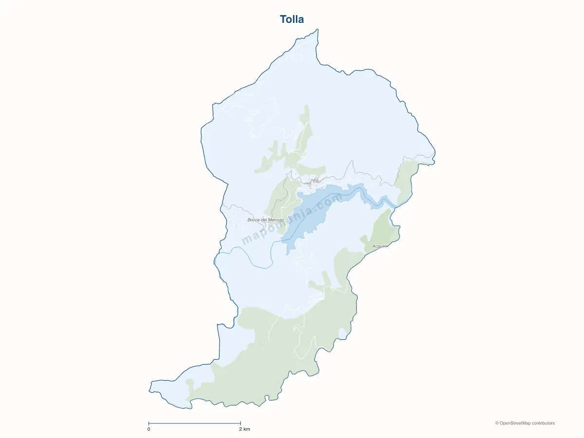 Carte de Tolla à personnaliser