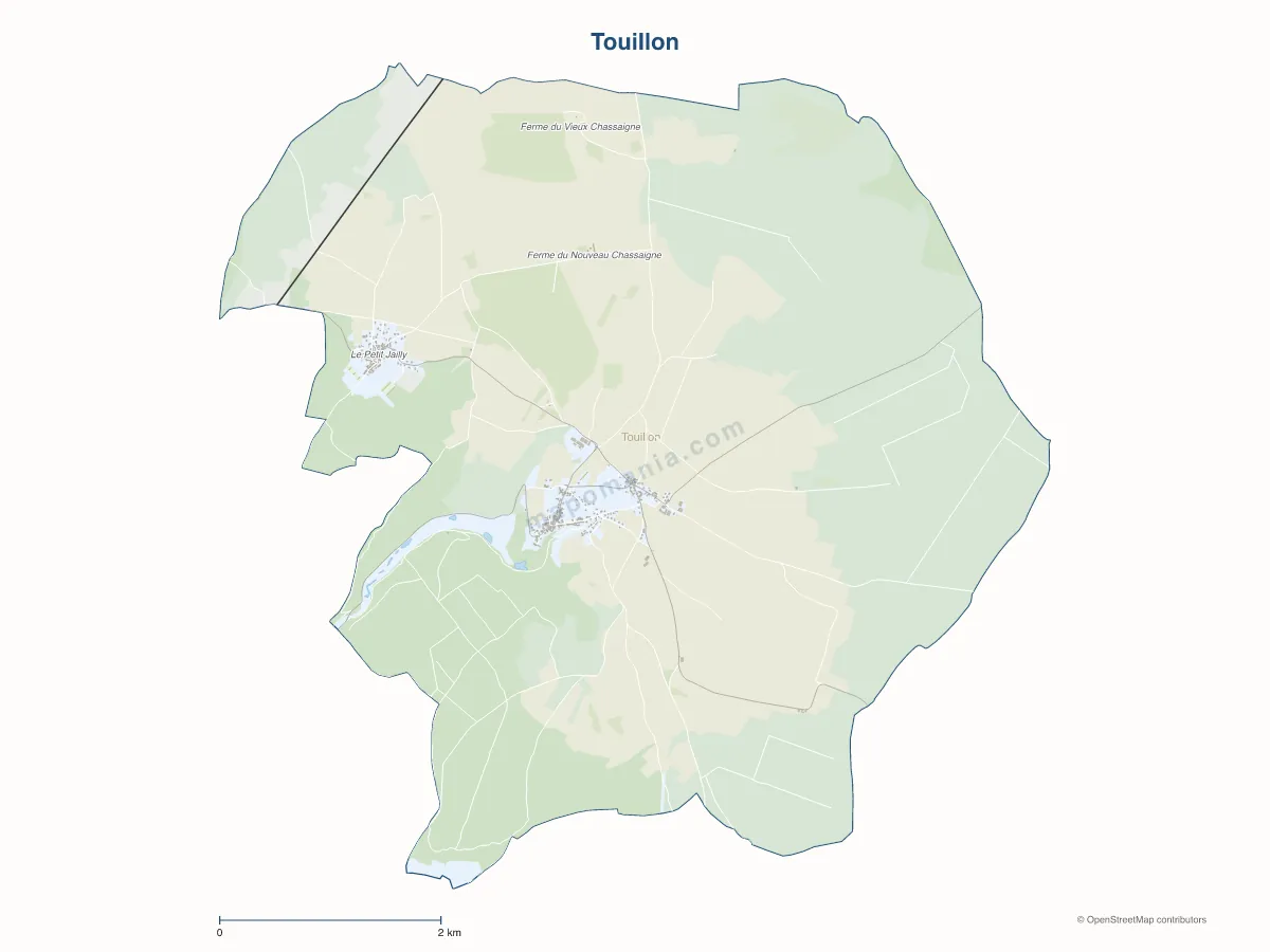 Carte de Touillon à personnaliser
