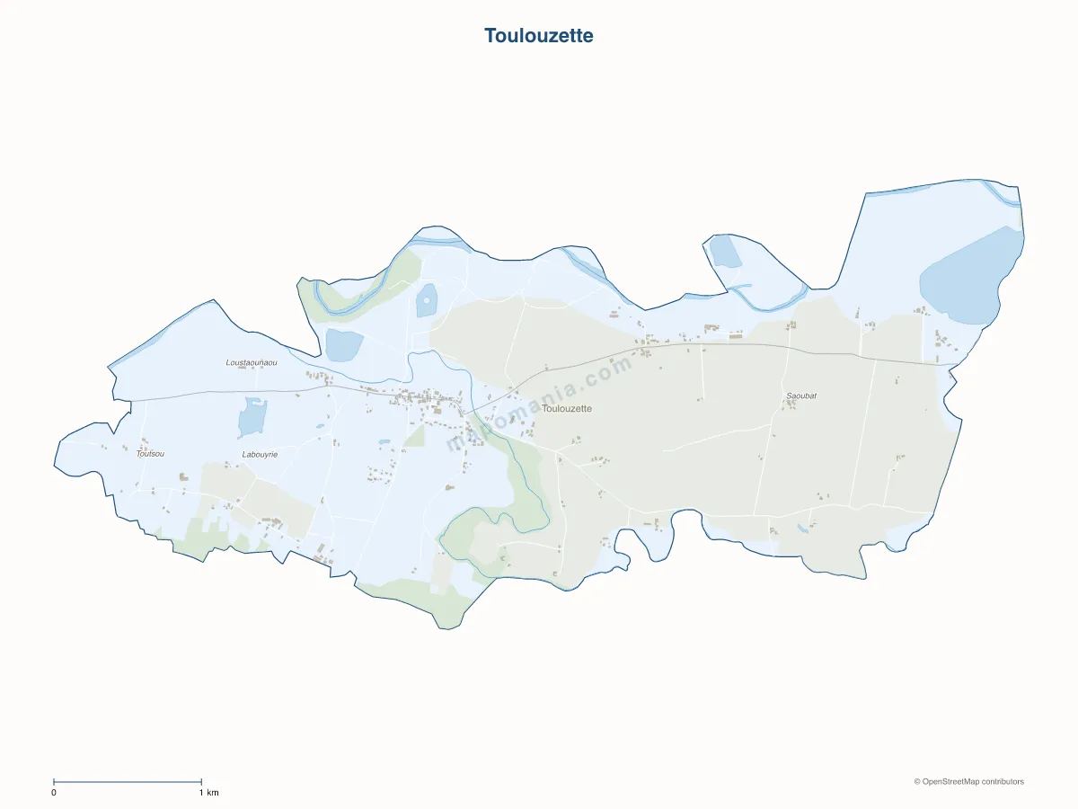 Carte de Toulouzette à personnaliser