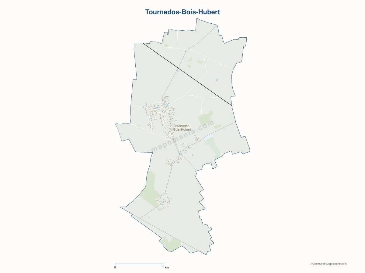 Carte de Tournedos-Bois-Hubert à personnaliser