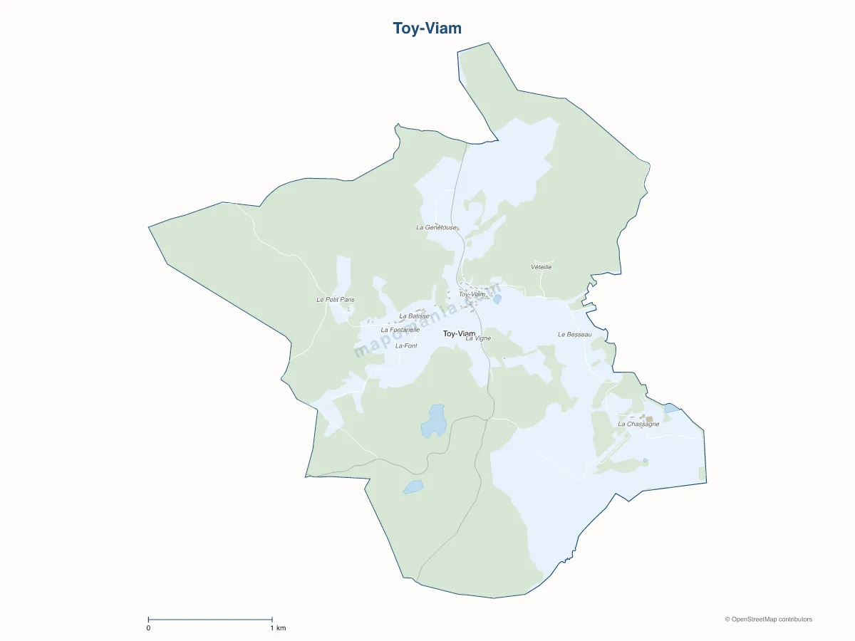 Carte de Toy-Viam à personnaliser