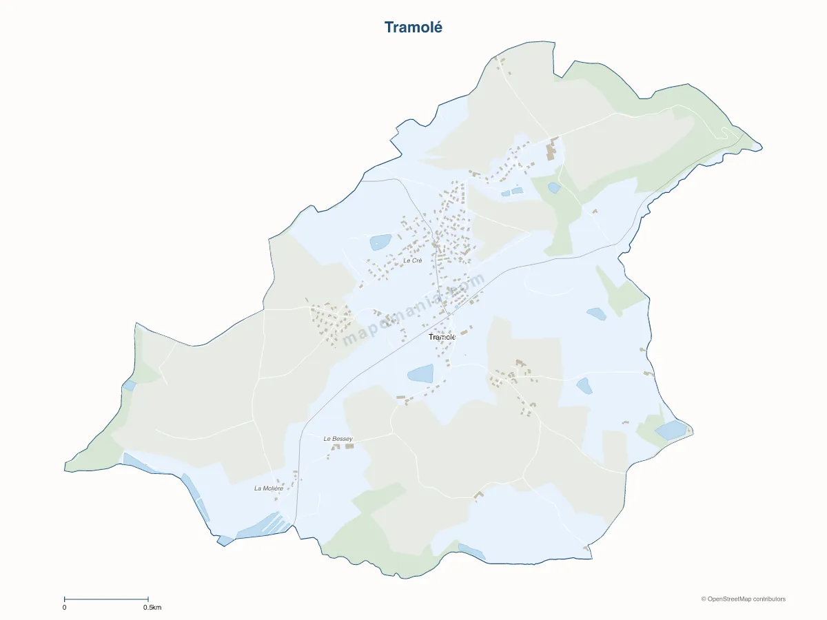 Carte de Tramolé à personnaliser